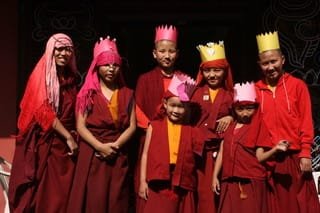 Noor (3) budhist children with cap
