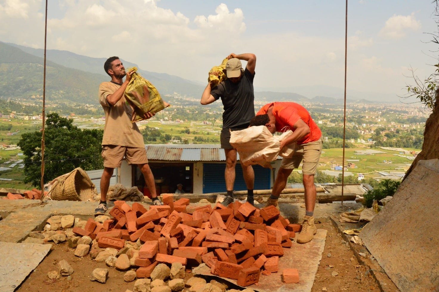 Reconstruction Picture Reconstruction and sustainability project, JitpurPhedi,
