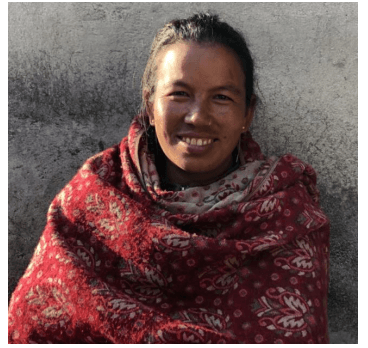 Shanti Tamang, Beneficiary of the English Class